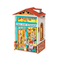 DIY Miniature  House Kit - Free Time Bookshop