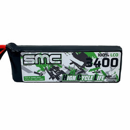 SMC HCL-HP 11.1V-3400mAh-80C Flight Pack SMC3480-3S1P-EC3