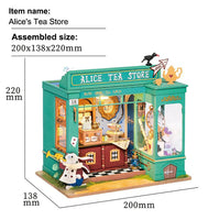 DIY Miniature  House Kit - Alice's Tea Store