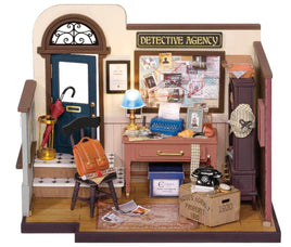 DIY Miniature House Kit - Mose's Detective Agency