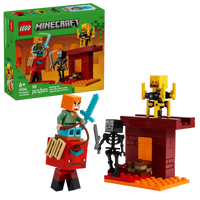 LEGO Minecraft The Nether Lava Battle