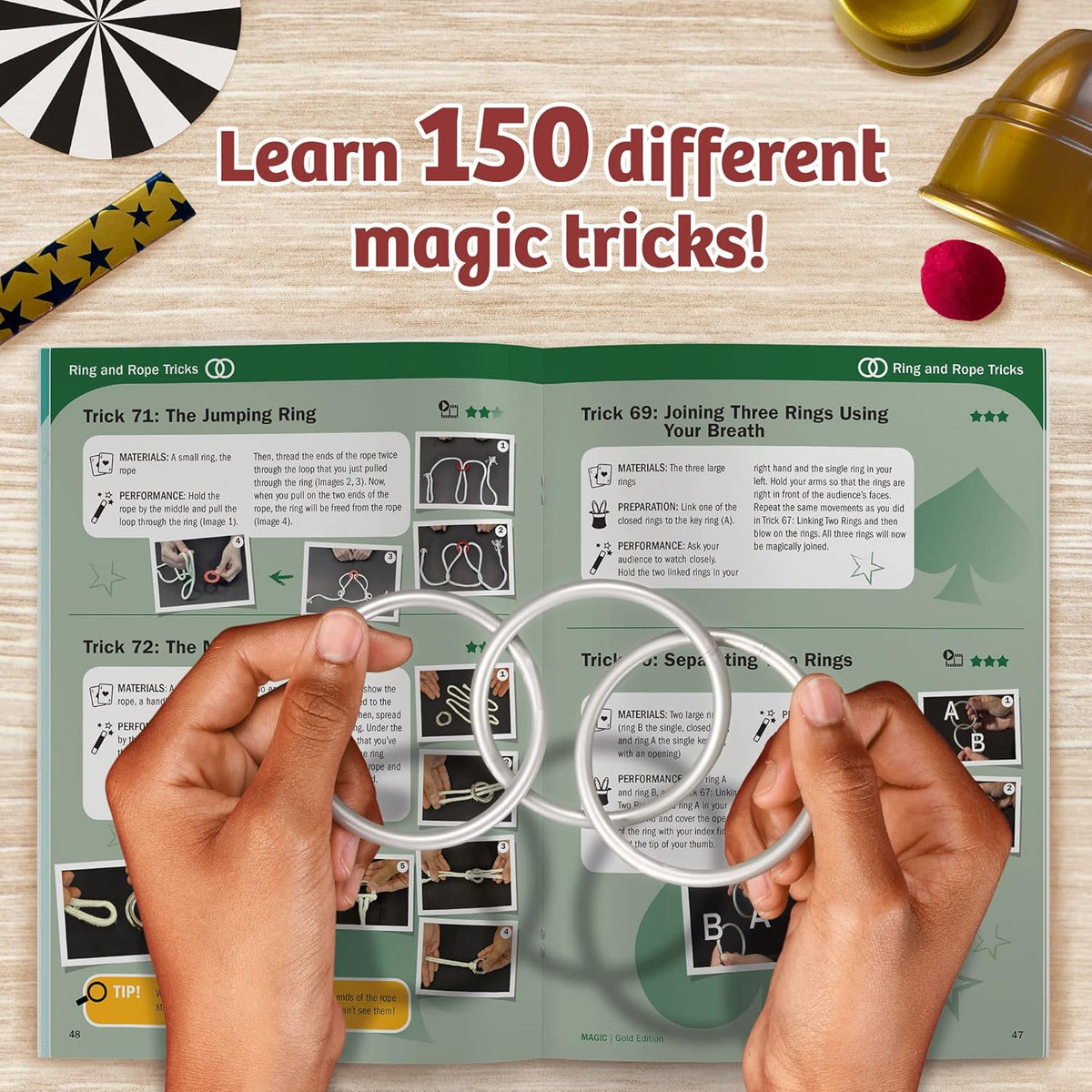 Magic: Gold Edition Playset with 150 Tricks| Eugene Toy & Hobby