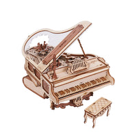 3D Mechanical Wooden Puzzle: Magic Piano