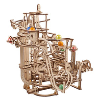 Wooden Marble Run Spiral Hoist Mechanical Model Kit