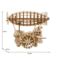 3D Mechanical Wooden Puzzle: Airship