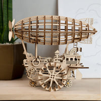 3D Mechanical Wooden Puzzle: Airship