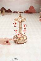 Electro Mechanical Wooden Puzzle: Parachute Tower
