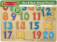 Wooden Sound Puzzle: See & Hear Numbers