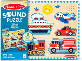 Wooden Sound Puzzle: See & Hear Vehicles