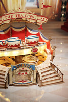 Electro Mechanical Wooden Puzzle: Tilt-A-Whirl