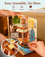DIY Miniature Book Nook Kit: Romantic Venice