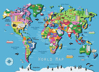 World Map (60 Piece) Puzzle