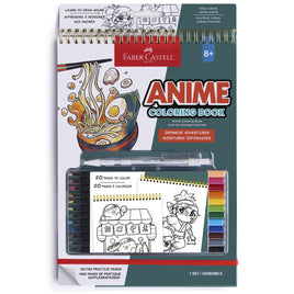 Faber-Castell Japanese Adventures Anime Coloring Book