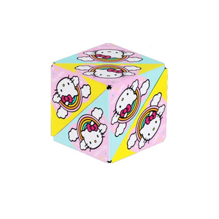Fun In Motion Shashibo Hello Kitty Rainbow Magnetic Puzzle Cube