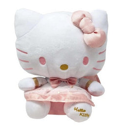 Fiesta Sanrio Hello Kitty White And Pink Dress 9.5 Inch Plush Figure
