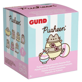 Gund Pusheen Series 26  Tropical Vacation Single Blind Box Surprise Plush