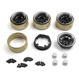 HPI Racing CS-10 Aluminum Wheel 1.2in (Black/4pcs) Venture18/CC HPI161245