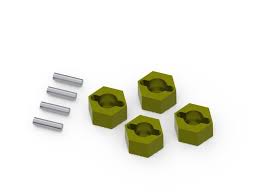 HPI Venture18 7mm Hex Hub Set (Brass / 4pcs)  HPI161153