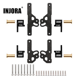 INJORA CNC Aluminum Flex Blades Suspension Travel Extension for 1/24 Axial SCX24 INJSCX24-163