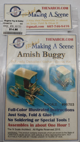 N Scale Amish Buggy