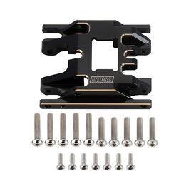 INJORA 53g/pcs Brass Skid Plate Transmission Mount for 1/18 TRX4M (4M-67) INJ4M-67BK