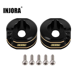 INJORA 2PCS 14g/pcs Brass Rear Axle Counterweights for 1/18 TRX4M (4M-30) INJ4M-30BK
