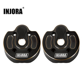 INJORA Black Coating Portal Steering Knuckle Caps for SCX10 III Capra 1.9 INJSCX10-3-5BK