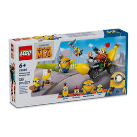 LEGO Illumination's Despicable Me 4 Minions And Banana Car Building Set 75580