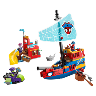 LEGO® Marvel Team Spidey Pirate Ship Building Set 11208