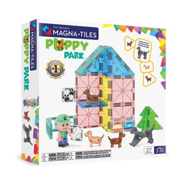 Magna-Tiles Puppy Park 27 Piece Magnetic Tile Building Set