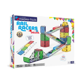 Magna-Tiles Rail Racers Piece Magnetic Tile Building Set