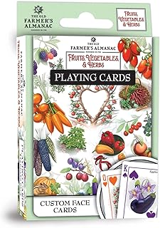 Masterpieces Fruits Vegetables And Herbs Playing Cards