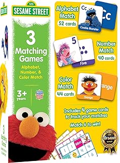 Masterpieces Sesame Street Three Matching Games Set