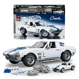Mattel Brick Shop Hot Wheels Corvette Grand Sport Building Set