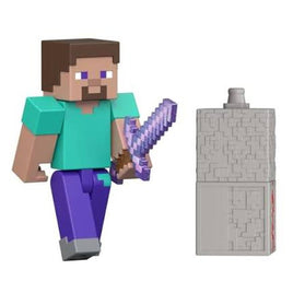 Mattel Minecraft Redstone Charged Steve Figure