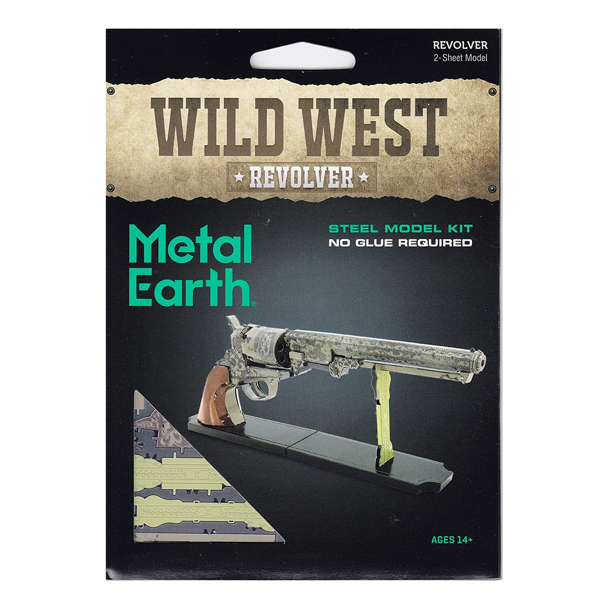 Metal Earth Wild West Revolver Model Kit| Eugene Toy & Hobby
