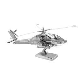 Metal Earth AH-64 Apache Helicopter Model Kit