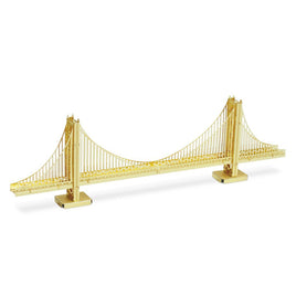 Metal Earth San Francisco Golden Gate Bridge Gold Model Kit