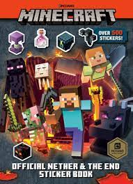 Minecraft Official Nether And The End Sticker Book