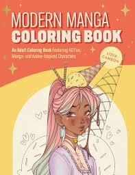 Modern Manga Coloring Book