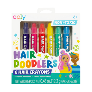 Ooly Hair Doodlers 6 Hair Crayons