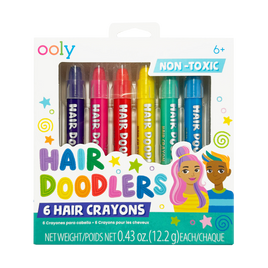 Ooly Hair Doodlers 6 Hair Crayons