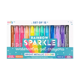 Ooly Rainbow Sparkle Metallic Watercolor Gel Crayons