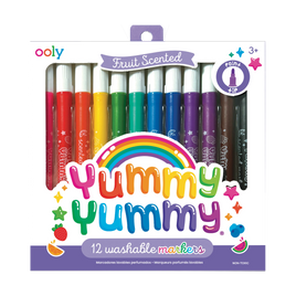 Ooly Yummy Yummy 12 Fruit Scented Washable Markers