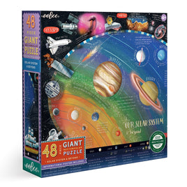 eeBoo Solar System And Beyond 48 Piece Jigsaw Puzzle