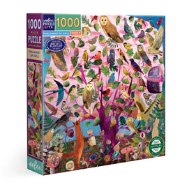 eeBoo Parliament Of Owls 1000 Piece Jigsaw Puzzle