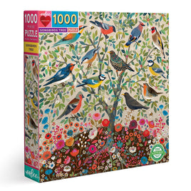 eeBoo Songbirds Tree 1000 Piece Jigsaw Puzzle