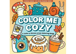Peter Pauper Color Me Cozy Coloring Book
