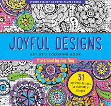 Peter Pauper Joyful Designs Coloring Book