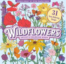 Peter Pauper Wildflowers Coloring Book